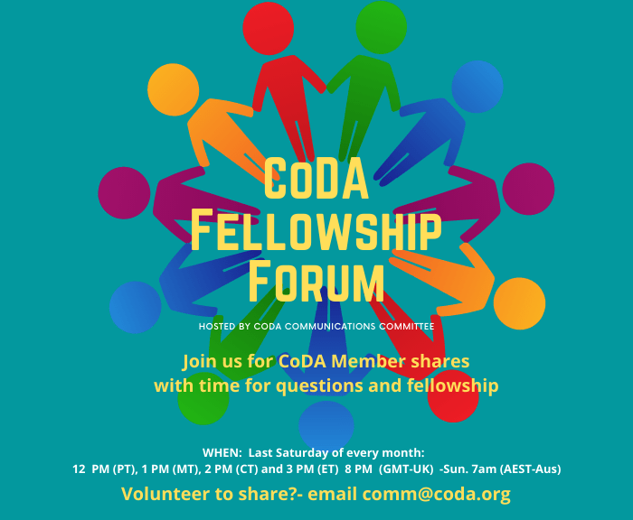 CoDA Fellowship Event- CoDA.org