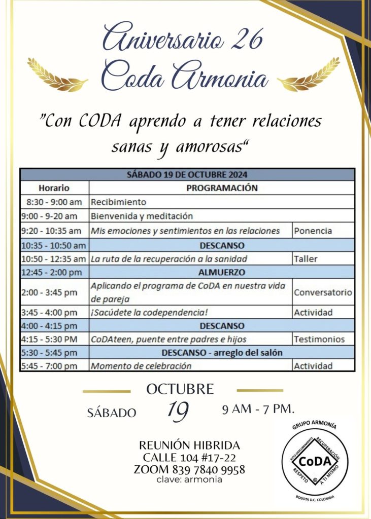 programacion Aniversario